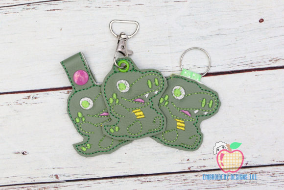 Baby Dragon ITH Keyfob Design
