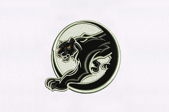 Black Cat: A Fierce, Functional Embroidery Design