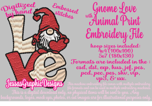 Gnome Love: A Charming Valentine’s Embroidery Design Worth Your Time