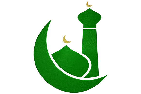 Mosque Islam Embroidery Design