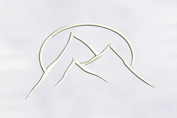 Mountain Outlines: A Smart Choice for Small Business Embroidery