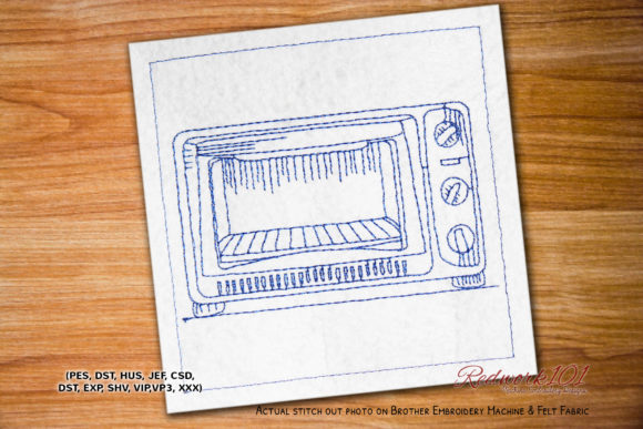 Old Electric Oven Bluework