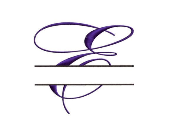Split Monogram Font Letter E Review