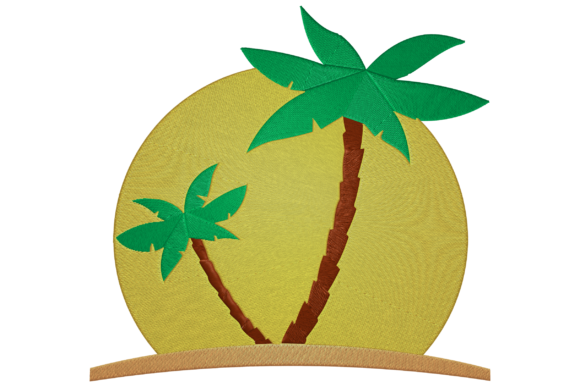 Sunrise Island: A Beach Embroidery Design Review