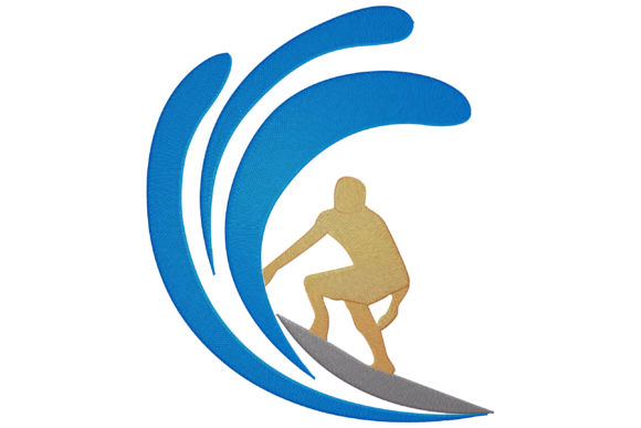 Surfer: A Playful, Sporty Spark for Holiday Embroidery